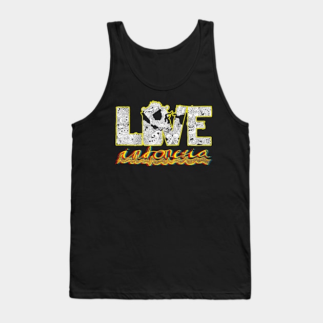 LOVE INDONESIA Tank Top by onora